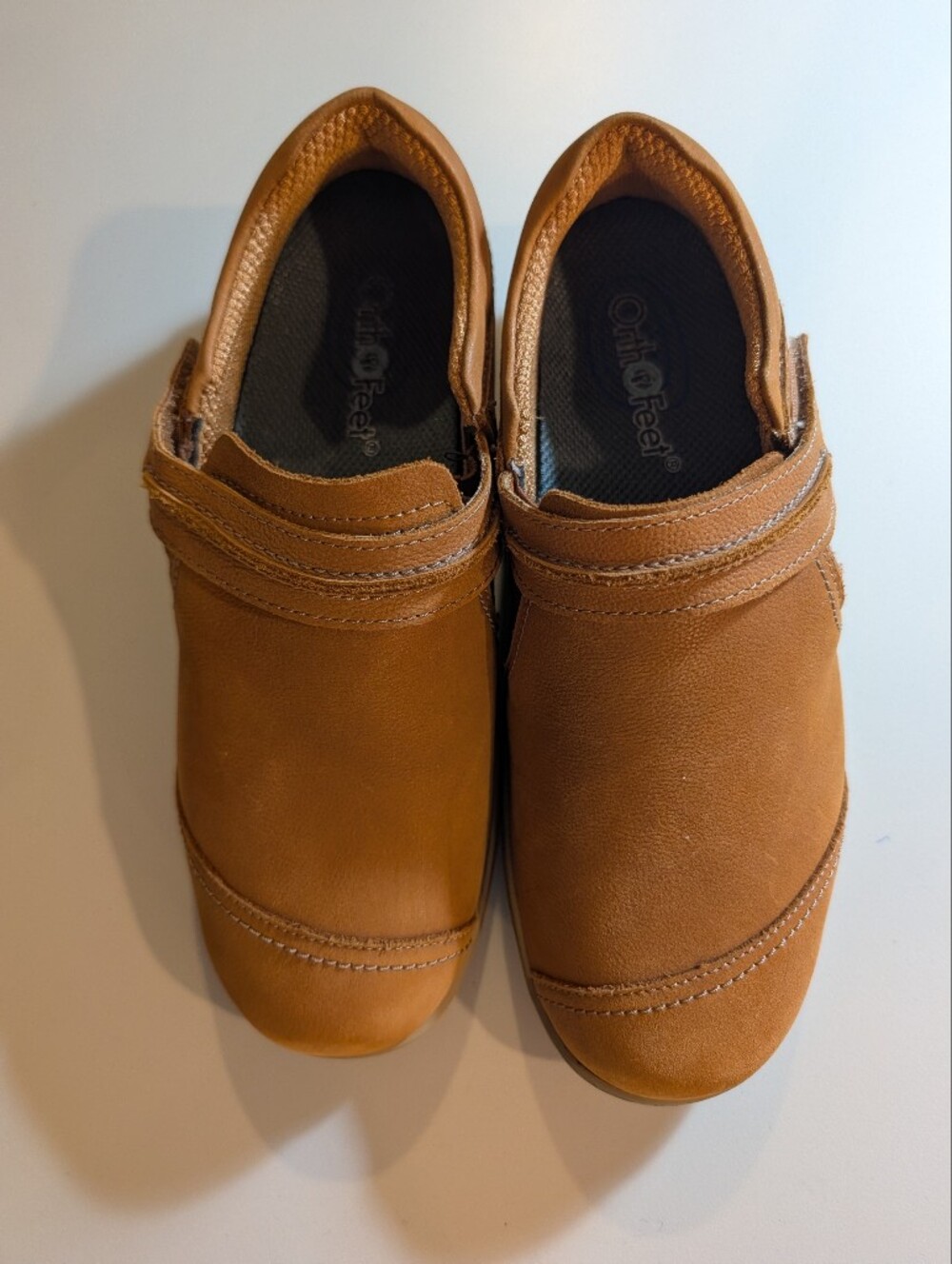 Orthofeet Solerno 816 Woman's 6M Casual Slip-On Shoes in Camel